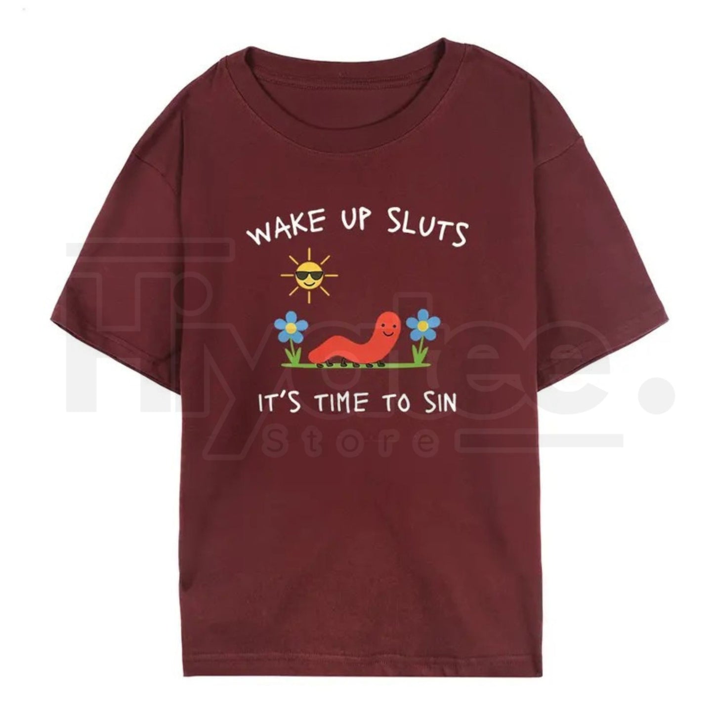 "Wake Up Slts" – Funny Animal Meme Unhinged Graphic Top