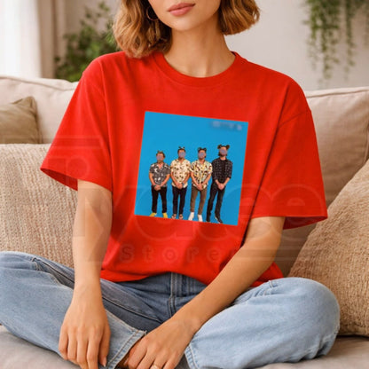 Blue Album Parody Hunter Squad T-Shirt – Funny TV Fandom Graphic Tee