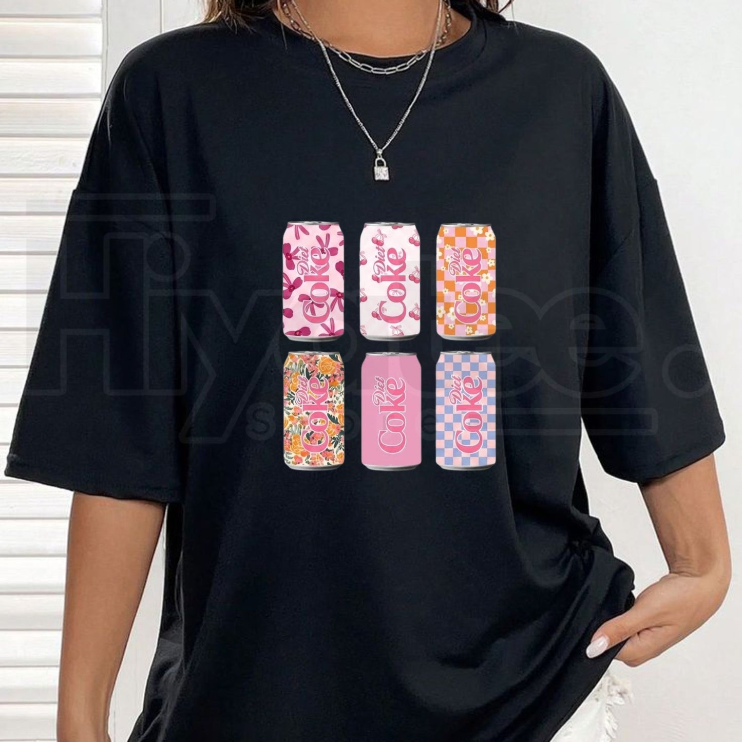 Women's Diet Soda Graphic Top – Retro Summer Casual Tee