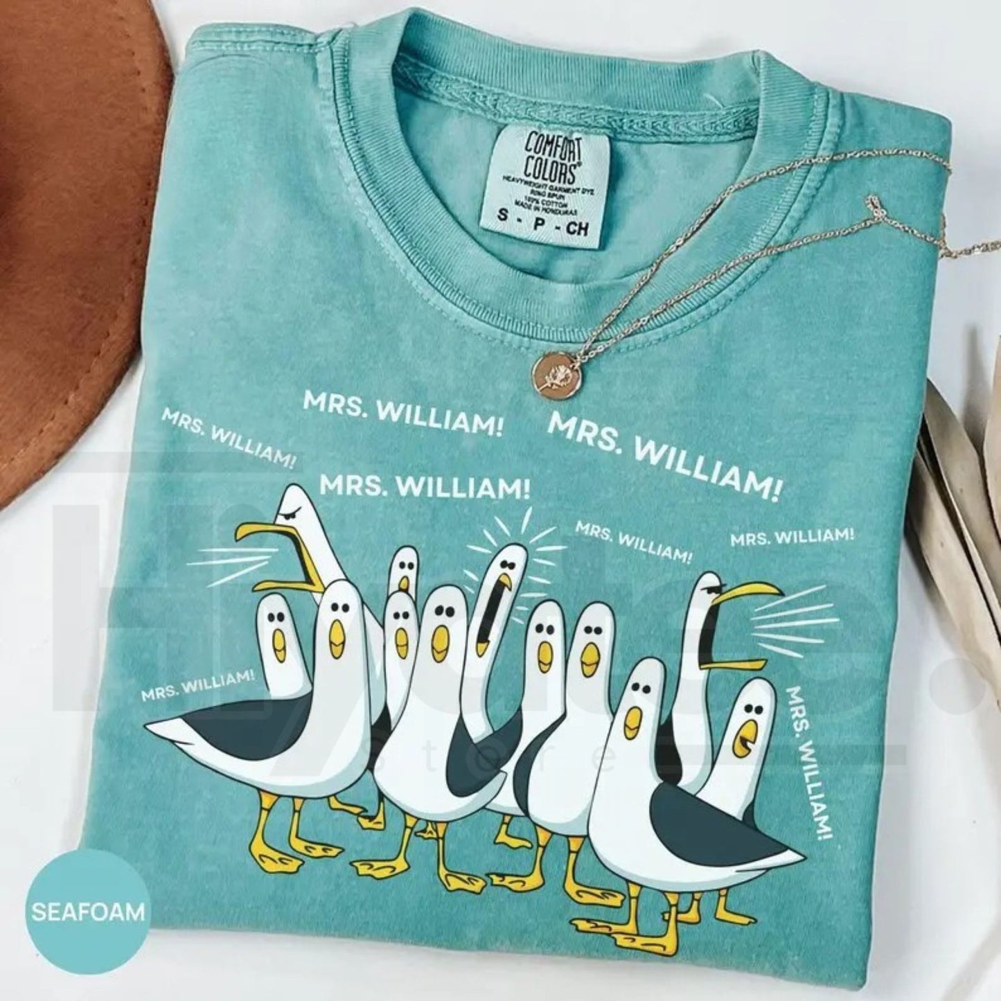 Comfort Colors® Custom Seagull Teacher Shirt – Funny Personalized Appreciation Tee