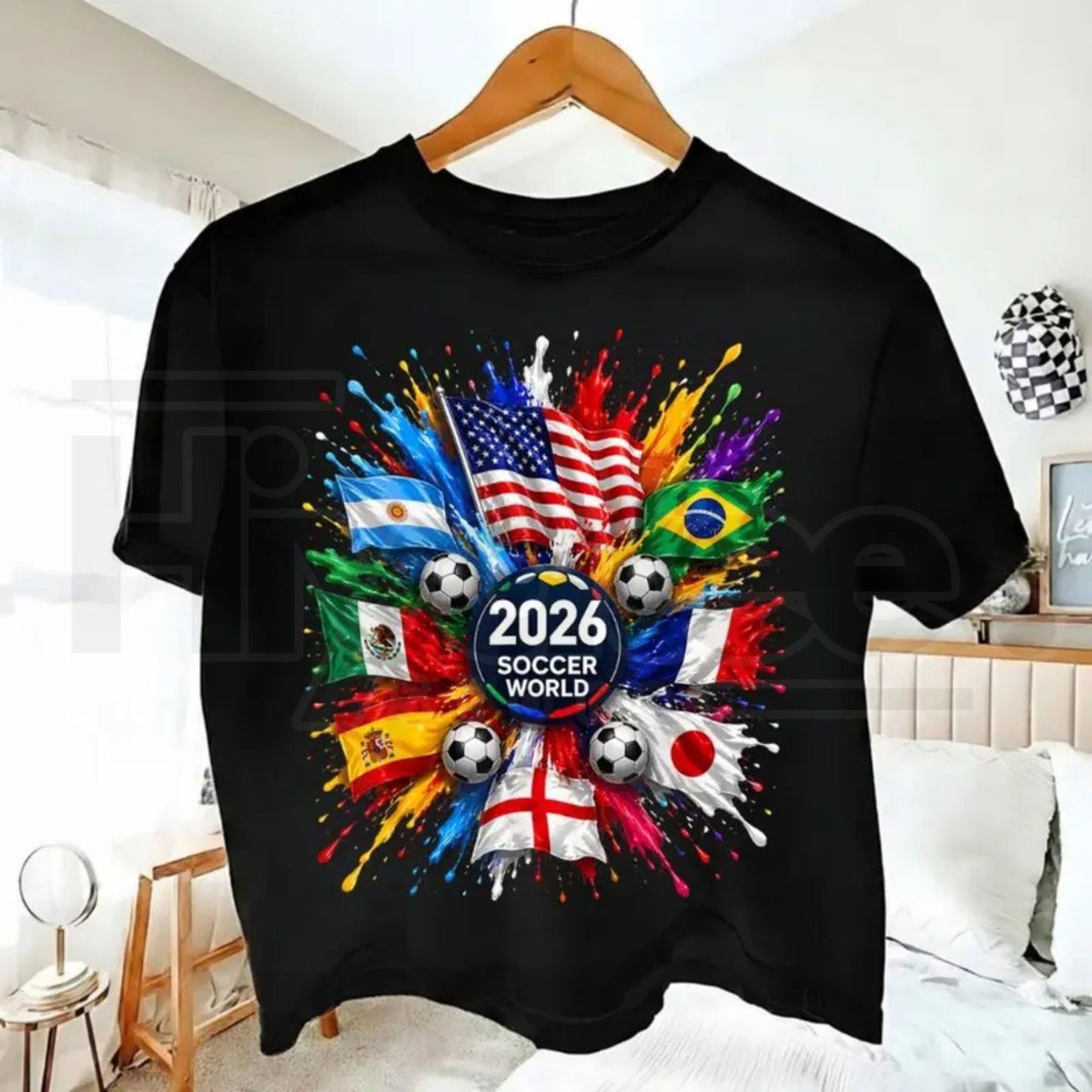 Unisex 2026 New Soccer T-Shirt – Premium Football Fan Graphic Streetwear Tee