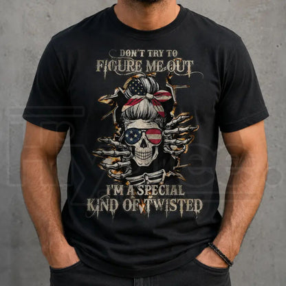 Men's Dark Humor Graphic T-Shirt – Sarcastic Pure Cotton Short Sleeve Tee