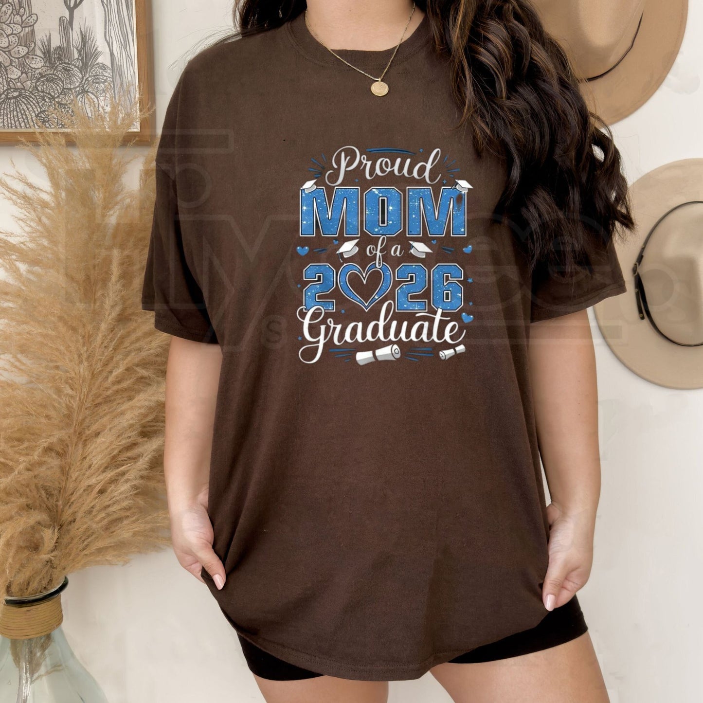 "Proud Mom of a 2026 Graduate" – Senior Year Celebration Graphic Top