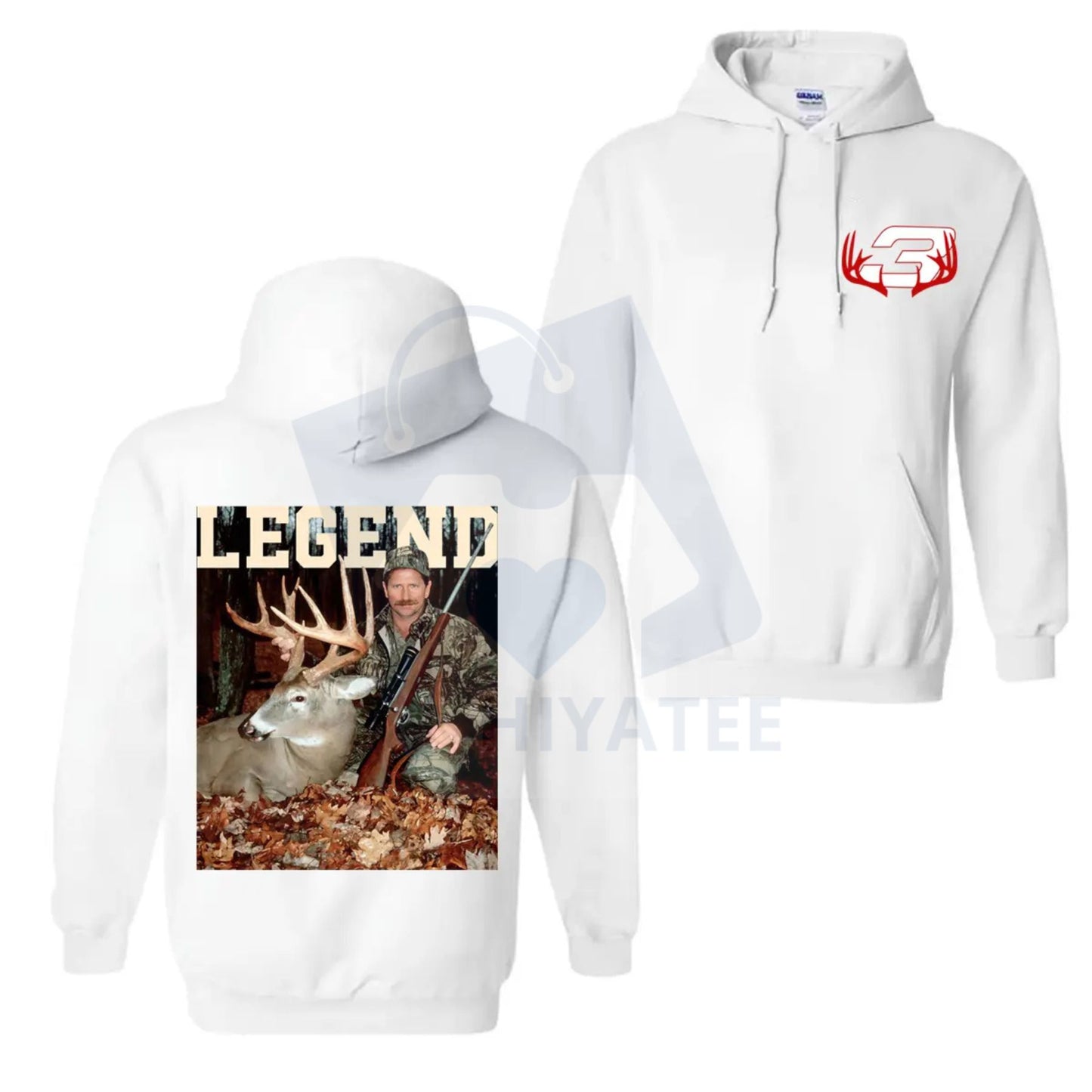 Dale Earnhardt With Deer Hoodie – Vintage Hunting Season Shirt, Unisex Graphic Pullover, NASCAR Racing & Hunting Fan Gift