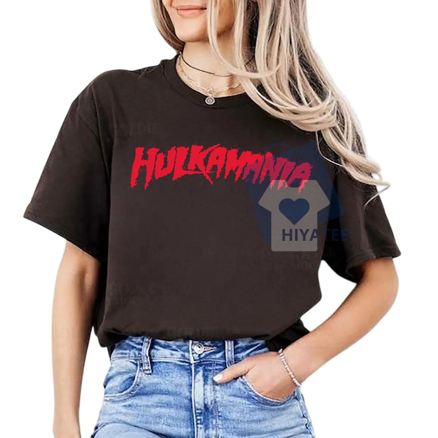 Official Hulk Hogan “HULKAMANIA” WWE T-Shirt – All Sizes Wrestling Fan Tee