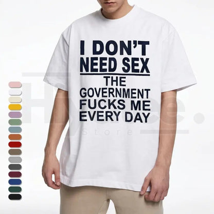 "Government Fk Me Every Day" – Funny Sarcastic Political Graphic Top