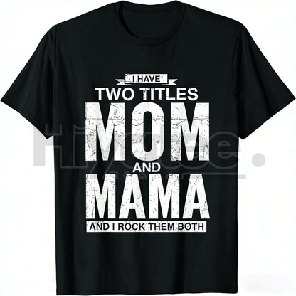 Cool Dad and Papa Double Title Classic T-Shirt – 100% Cotton Father's Day Gift