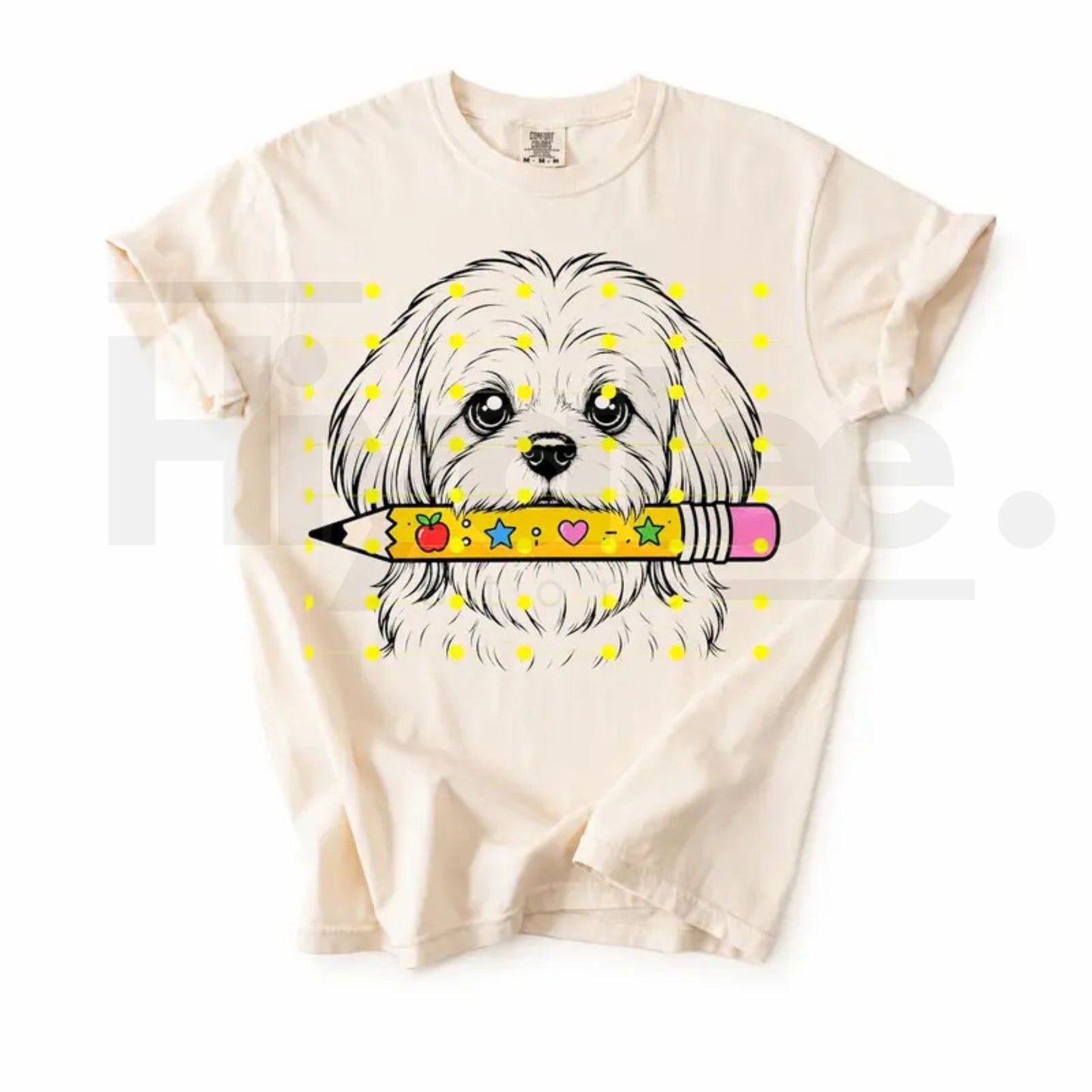 Comfort Colors 50+ Dog Breeds Back to School Teacher T-Shirt