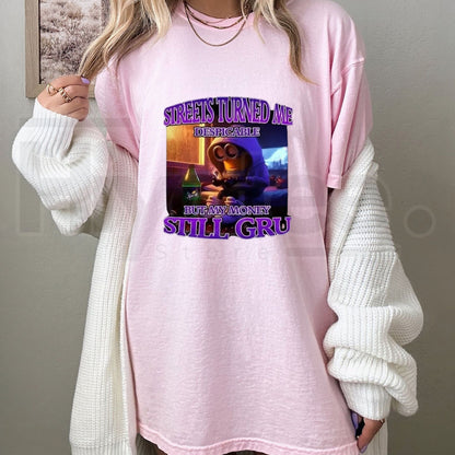 "Streets Made Me Despicable" – Funny Minion Humor Graphic Top