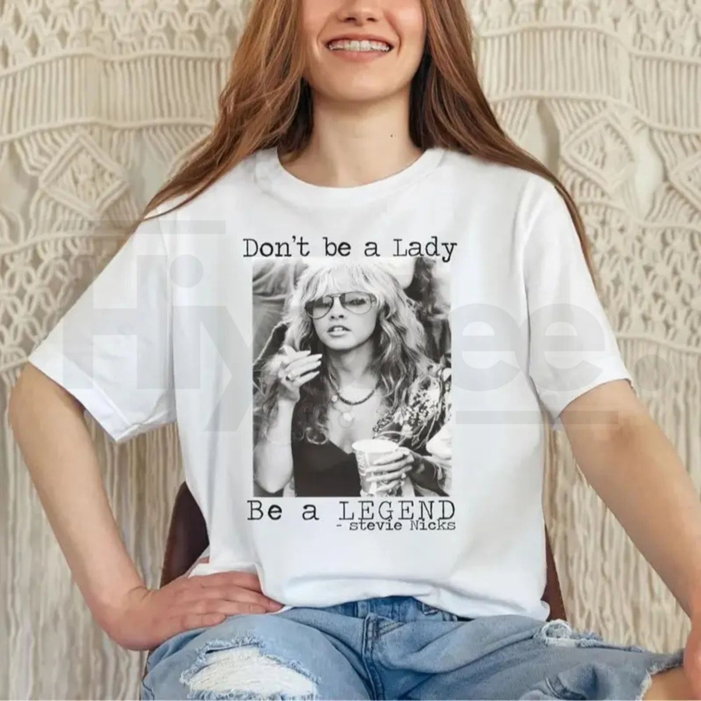 "Don’t Be A Lady, Be A Legend" – Stevie Nicks Vintage Music Top