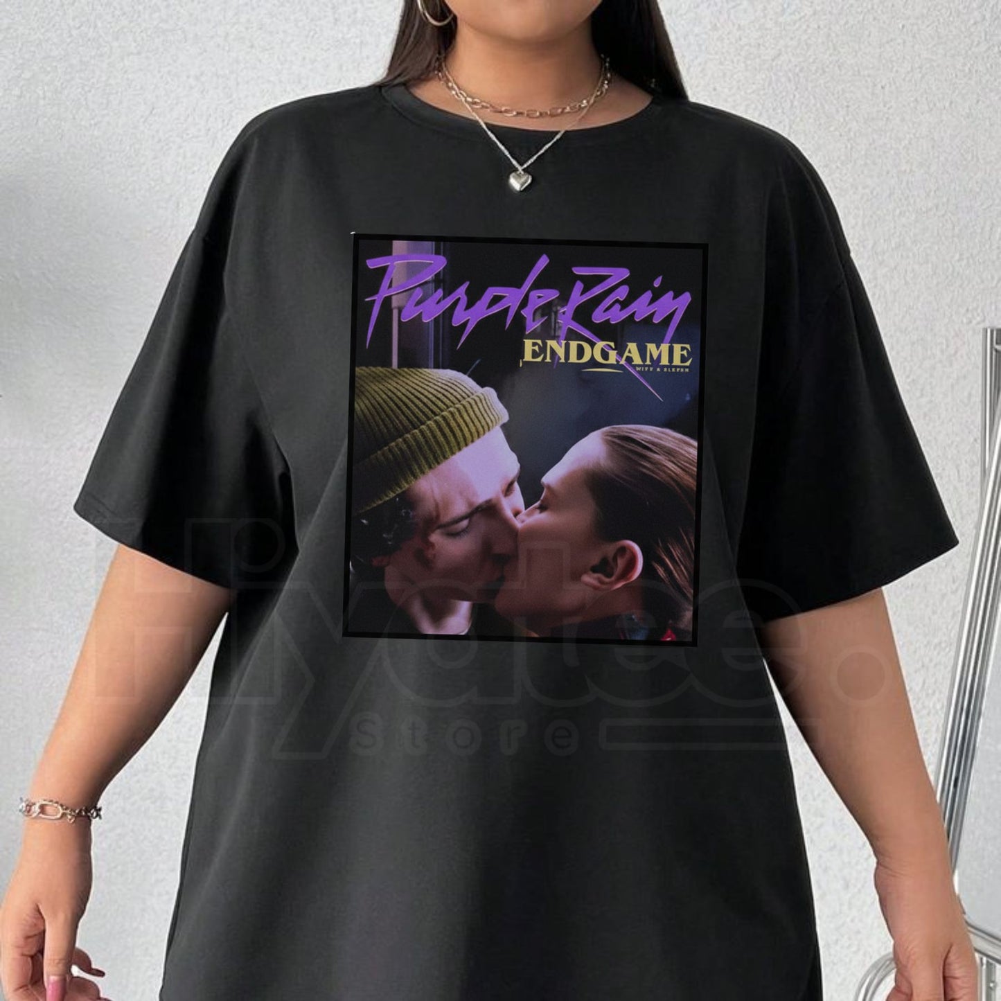 "Purple Rain End Game" T-Shirt – Legendary Musician Tribute Graphic Tee