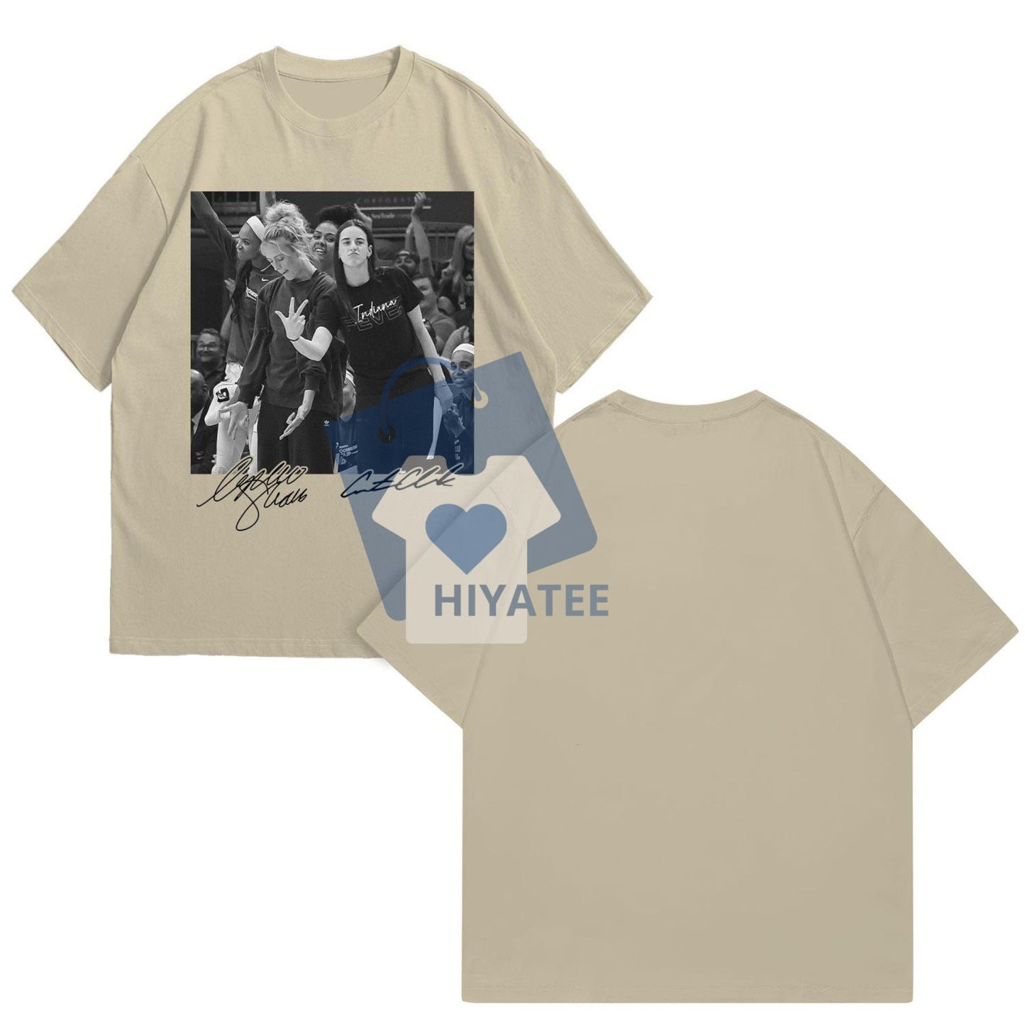 Caitlin Clark & Sophie Cunningham T-Shirt – Indiana Basketball Unisex Tee for Fans, Classic Fit Cotton Shirt
