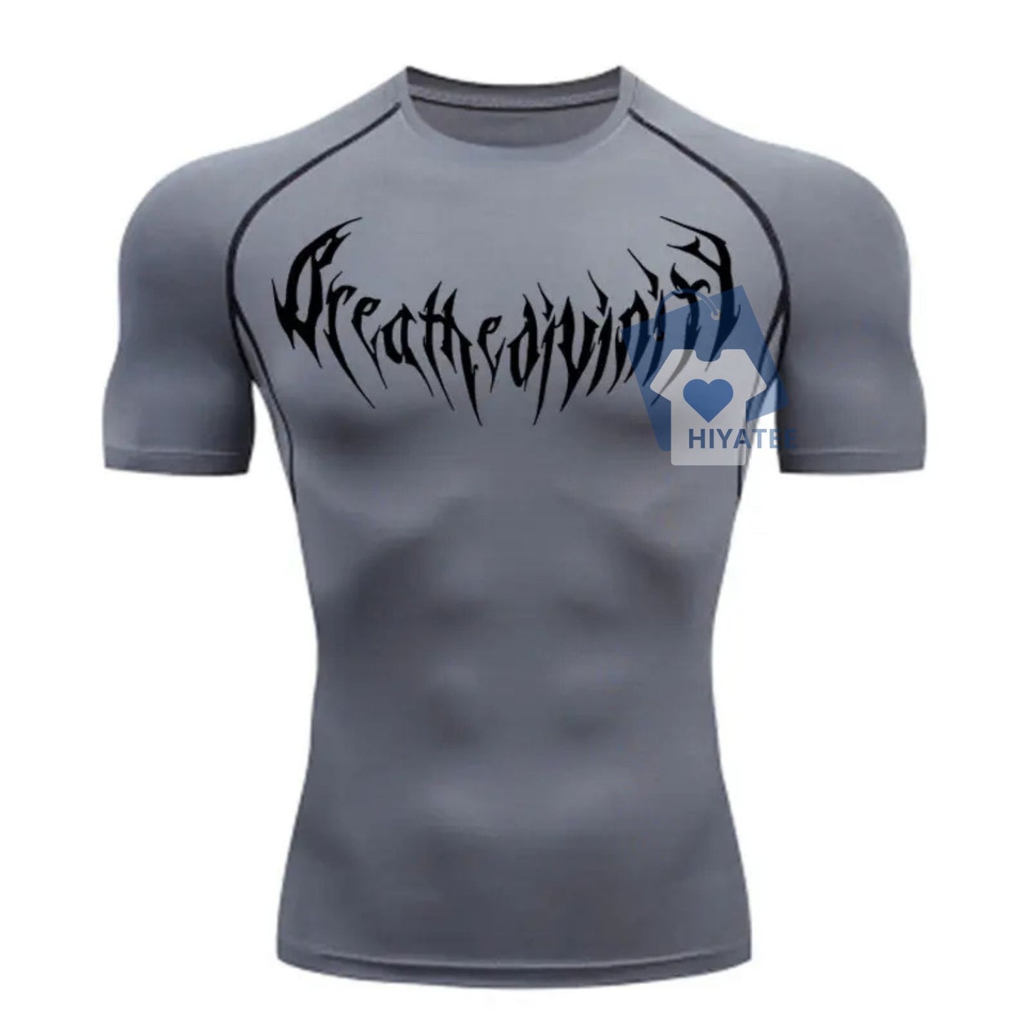 Men’s Compression Running Shirt – Short Sleeve, Quick-Dry, High-Elastic Fitness Base Layer Top