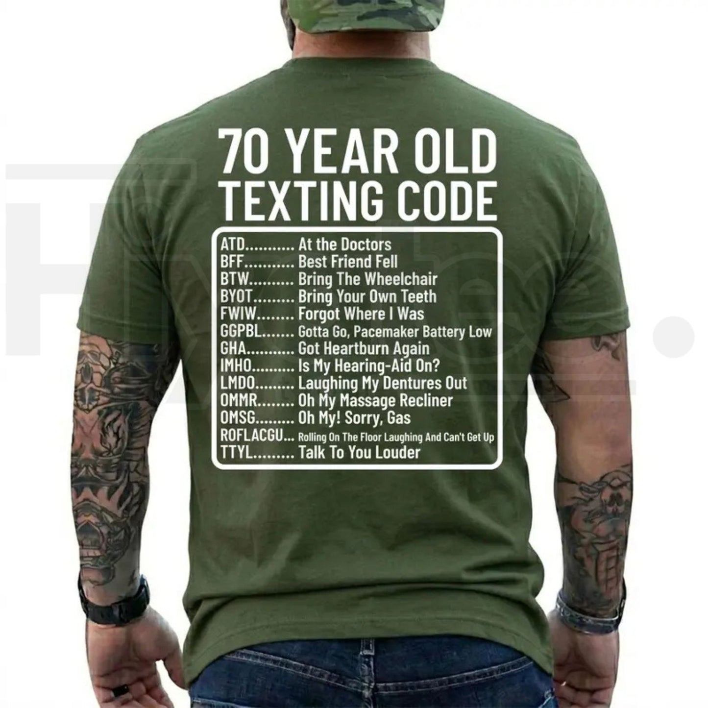 Funny 70th Birthday Shirt ATD At The Doctors Aging Humor Tee