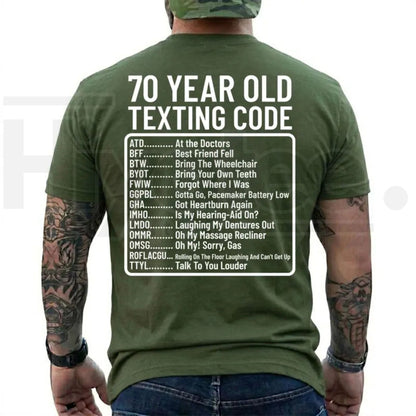 Funny 70th Birthday Shirt ATD At The Doctors Aging Humor Tee