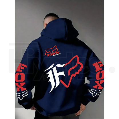 Sport-Themed Outdoor Lover’s Hoodie – Warm Breathable Cotton Blend, Loose Fit Fall & Winter Casual Pullover