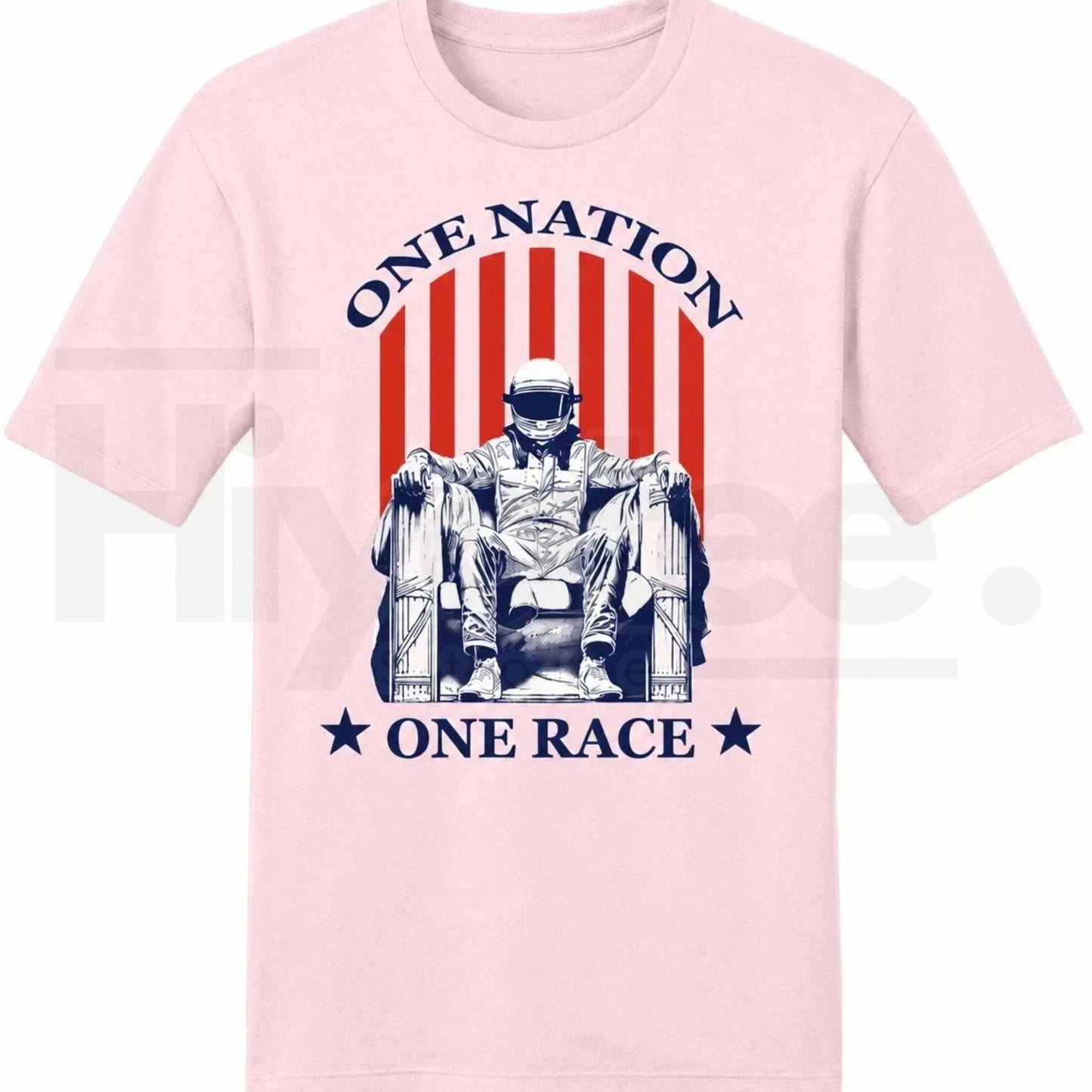 "Freedom 250 Grand Prix" – One Nation One Race Patriotic Graphic Top