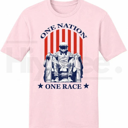 "Freedom 250 Grand Prix" – One Nation One Race Patriotic Graphic Top