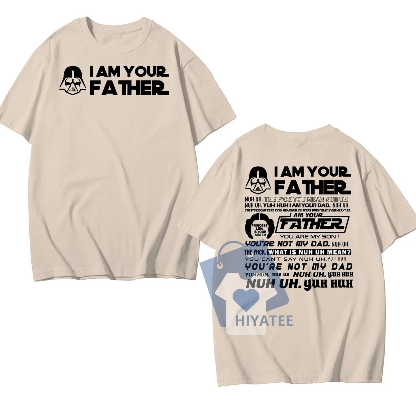 I Am Their Father – Custom 2-Sided Father's Day T-Shirt