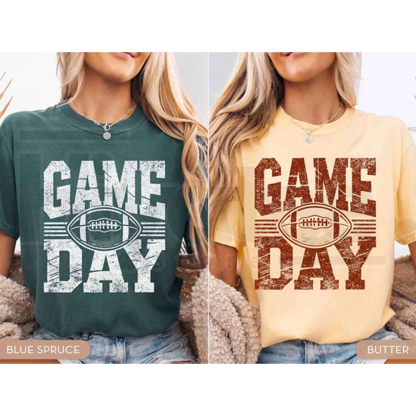 Comfort Colors Football Season Shirt Football Mama Game Day T-Shirt