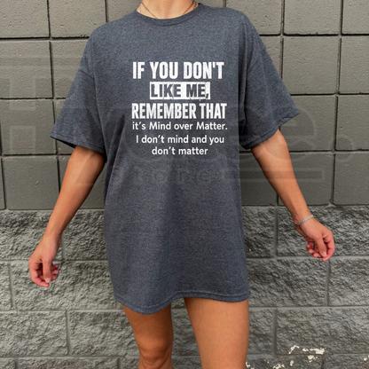 Mind Over Matter T-Shirt – Inspirational Mindfulness Graphic Tee