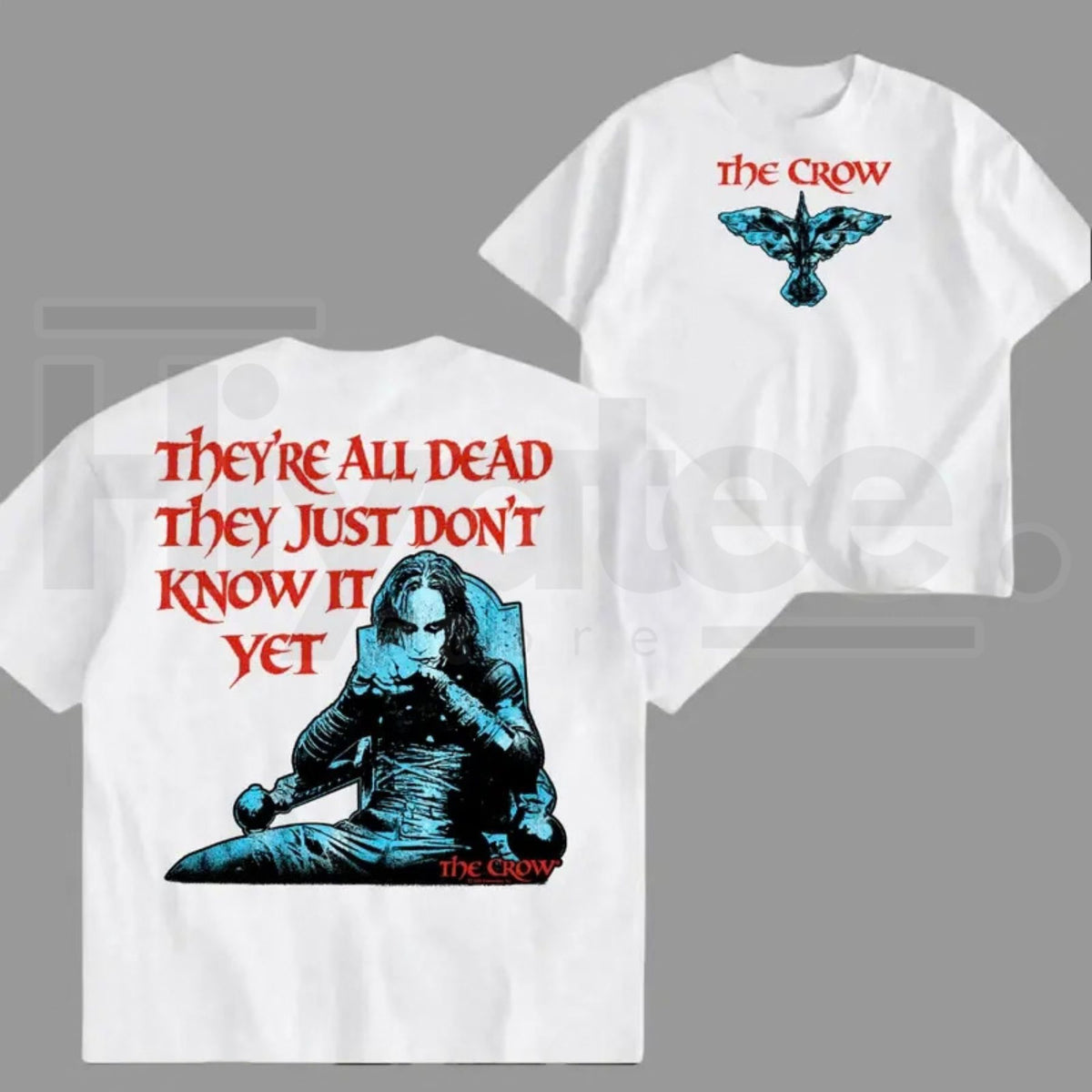 The Crow They're All Dead T-Shirt – Eric Draven Vintage Graphic Tee