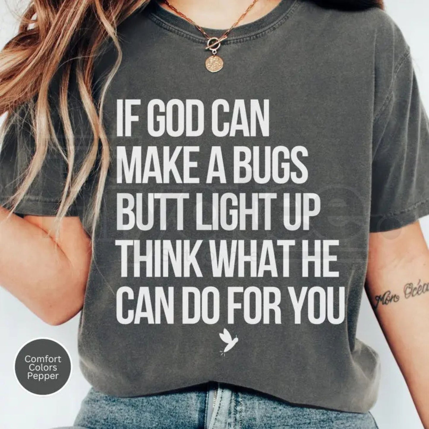 Comfort Colors® Funny Christian Shirt – Sarcastic Humor Religious Scripture T-Shirt