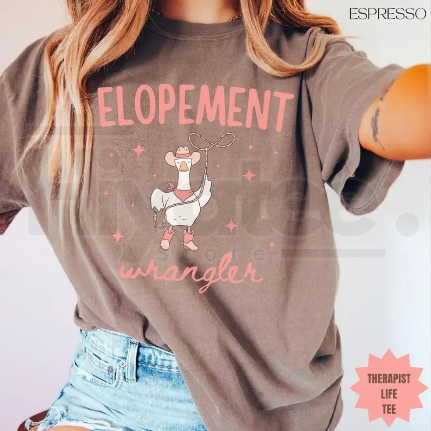 Comfort Colors® Elopement Expert T-Shirt – Funny ABA Therapist, BCBA, RBT & SPED Teacher Goose Humor Tee