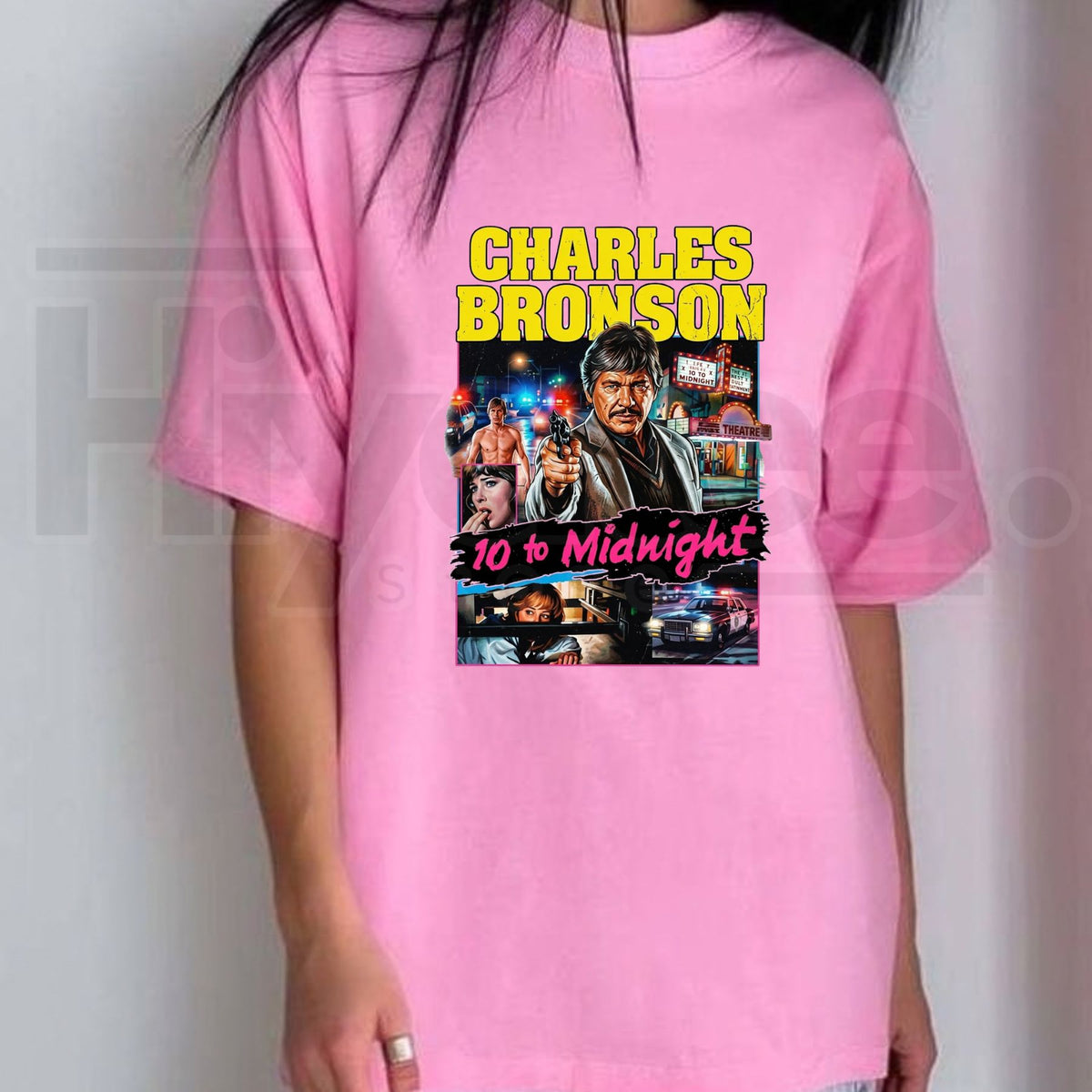 10 to Midnight (1983) Charles Bronson Vintage 80s Action Tribute T-Shirt – Retro Crime Thriller Movie Graphic Tee