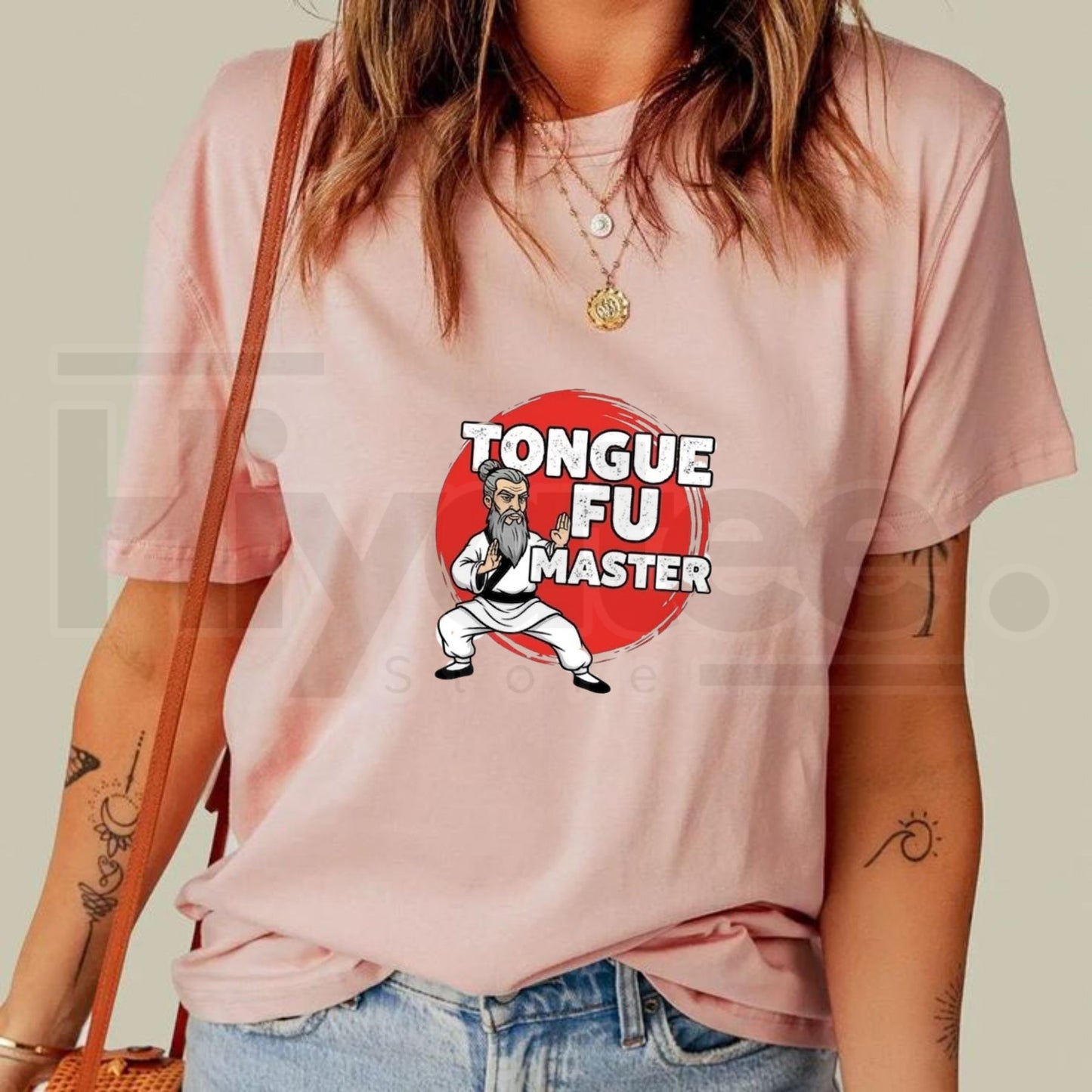 "Tongue Fu Master" – Premium Witty Graphic Streetwear Top