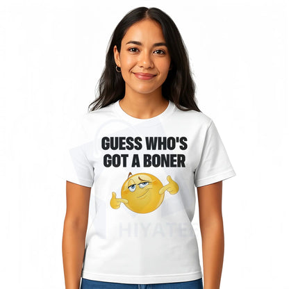 "Guess Who's Got" T-Shirt – Unisex Streetwear Casual Meme Statement Wear