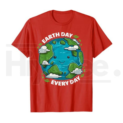 "Earth Day Every Day" – Cute Environmental Eco-Friendly Graphic Top