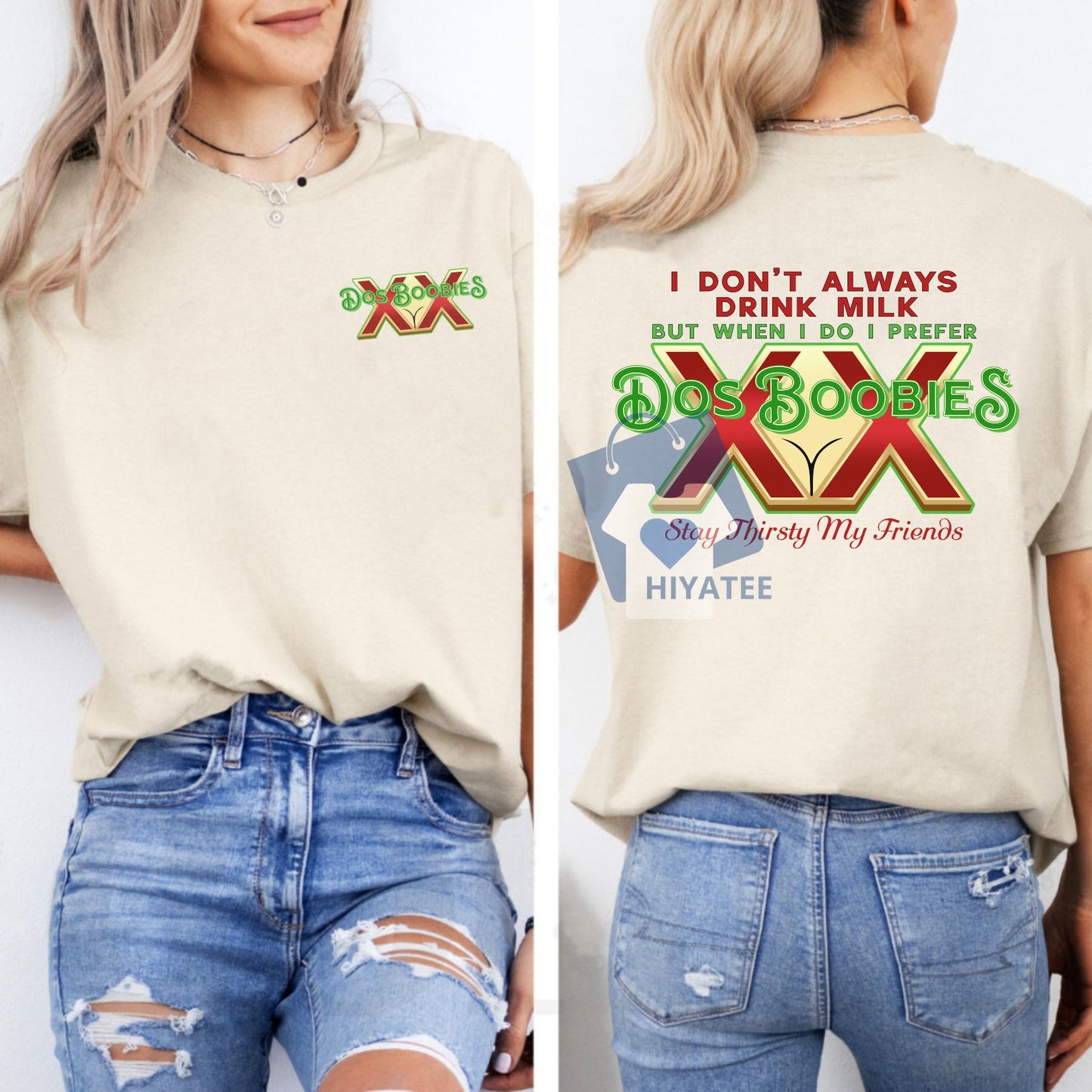 Dos Boobies – Funny Men’s Casual Cotton T-Shirt