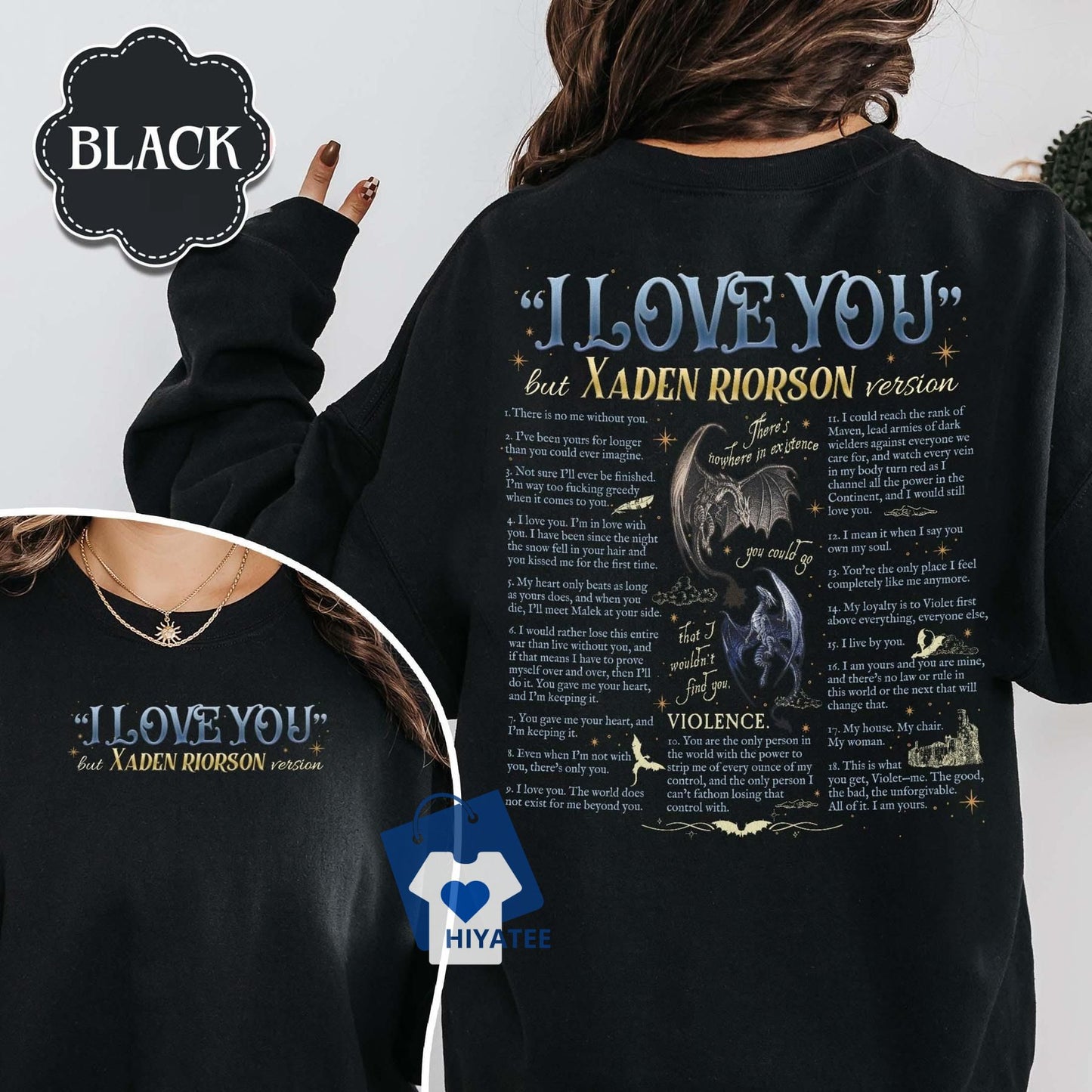 I Love You But – Xaden Riorson Vintage Soft Sweatshirt