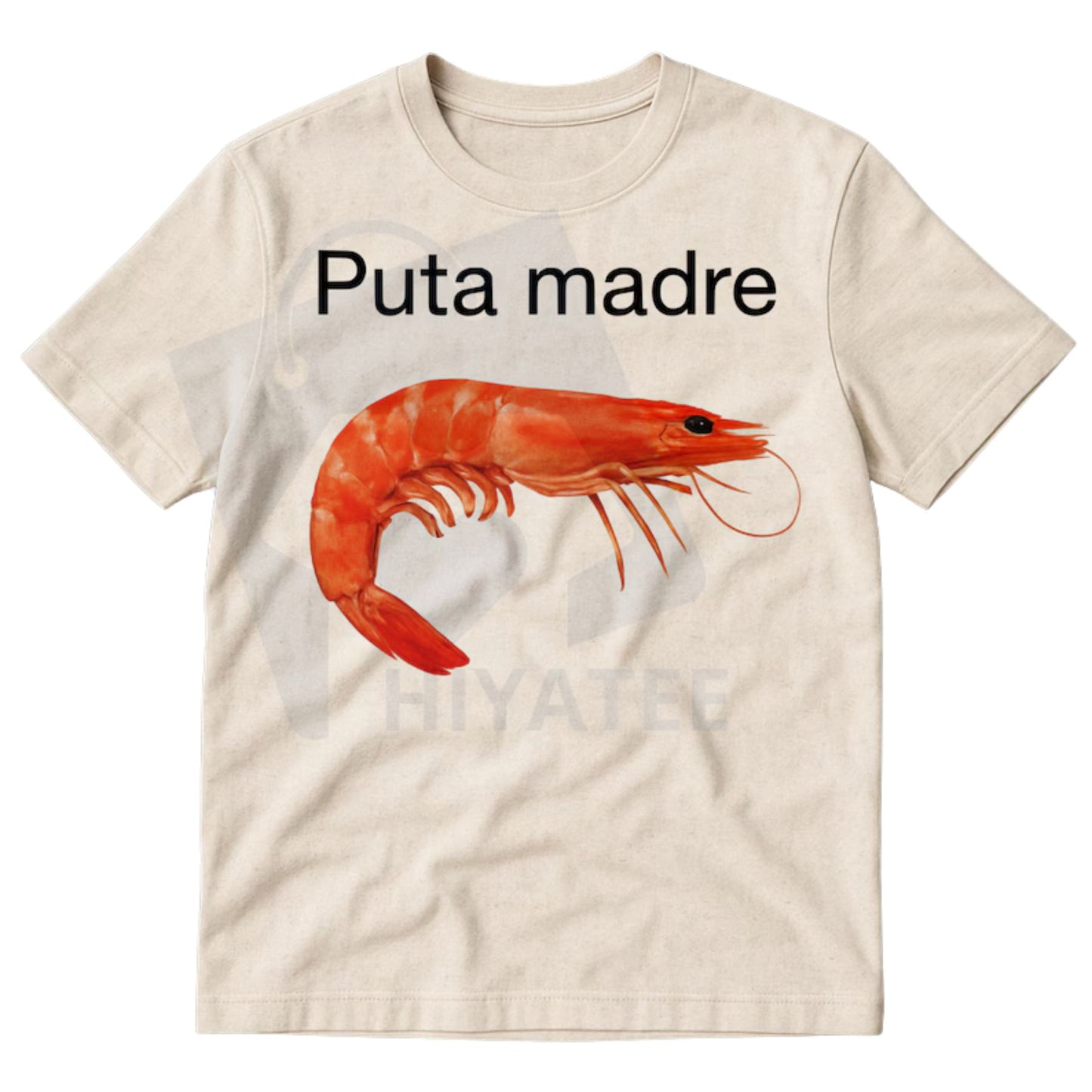 Unhinged Shrimp Meme Graphic Tee – Absurdist Internet Humor Viral Shrimp Joke Shirt