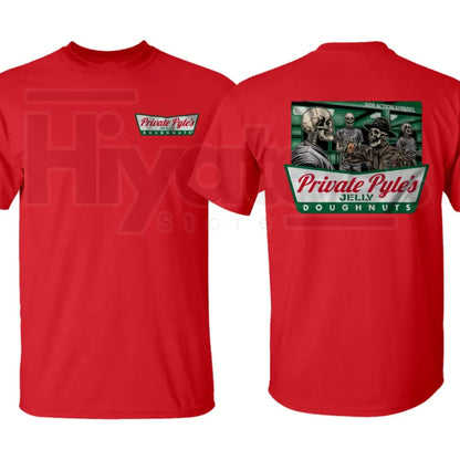 Private Pyle's Jelly Doughnuts Graphic T-Shirt – Patriotic Military Tee