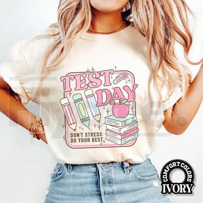 Comfort Colors® Teacher Testing Shirt – Matching State Testing & STAAR Day Team Tee