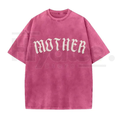 Mother Gothic Graphic T-Shirt – Old English Oversized Alternative Streetwear Tee