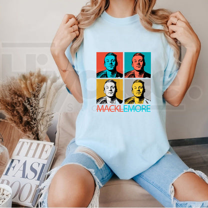 Retro Pop Art Macklemore Bold Moves T-Shirt – Graphic Tee