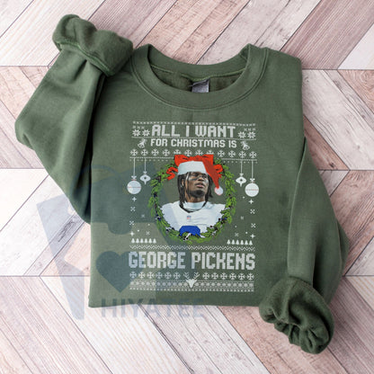 George Pickens All I Want For Christmas Sweatshirt