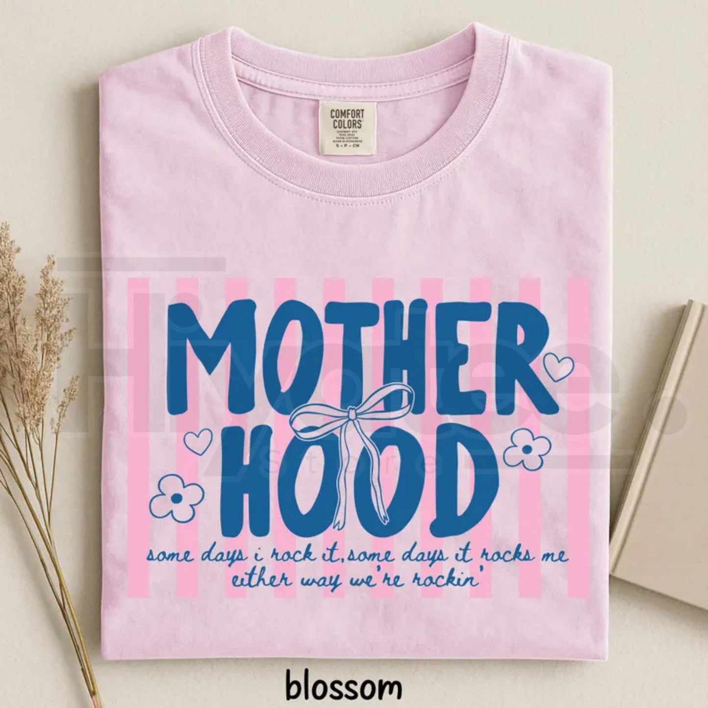 Comfort Colors® Retro Motherhood Shirt – Trendy Mama Life & Cool Mom Club Graphic Tee