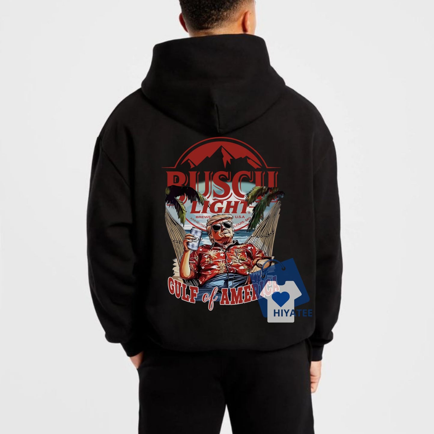 Busch Light Vintage Hoodie – Gulf of America Beer Lovers Edition