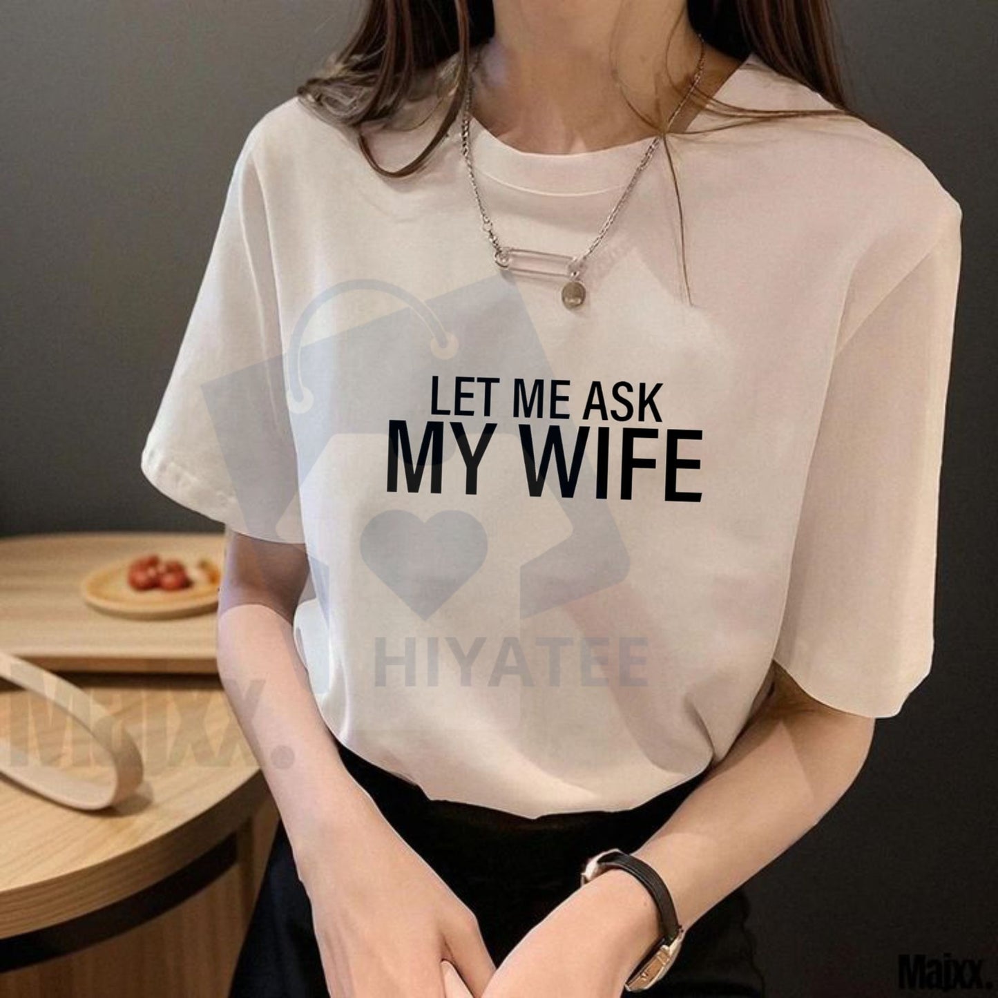 Men's Crewneck Sweatshirt – Bold White Text Slogan Across Chest