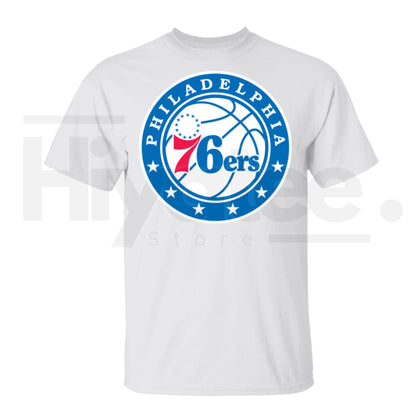 Philadelphia 76ers Logo T-Shirt – Vintage NBA Basketball Graphic Tee