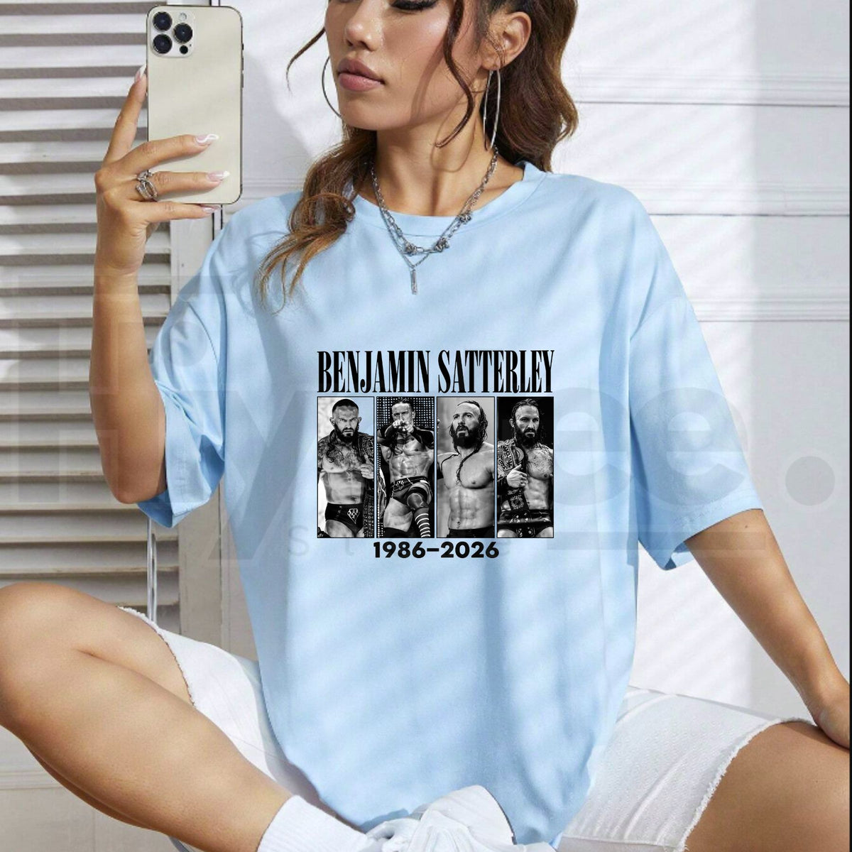Vintage Benjamin Satterley Tribute T-Shirt – Retro Pro Wrestling Graphic Tee