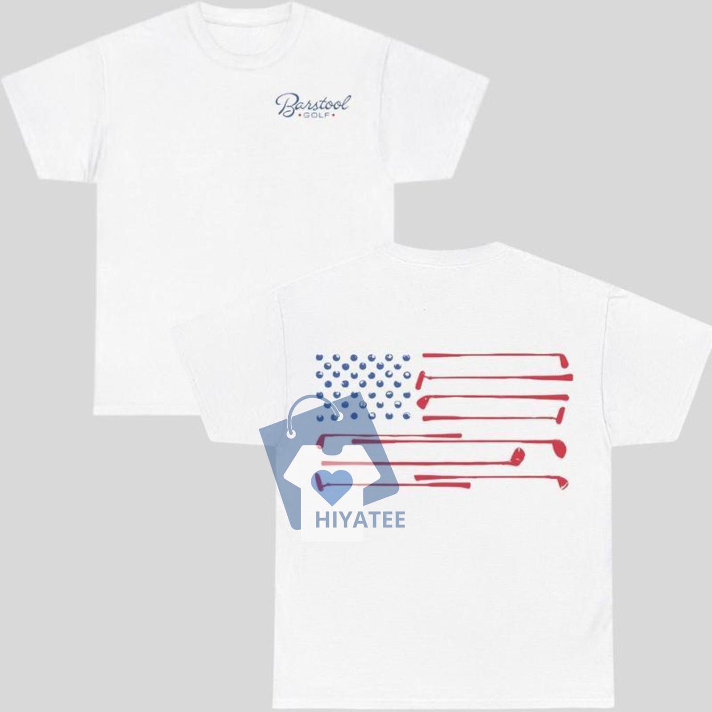 BARSTOOL Golf Flag T-Shirt – Trendy Cotton Graphic Tee for Men