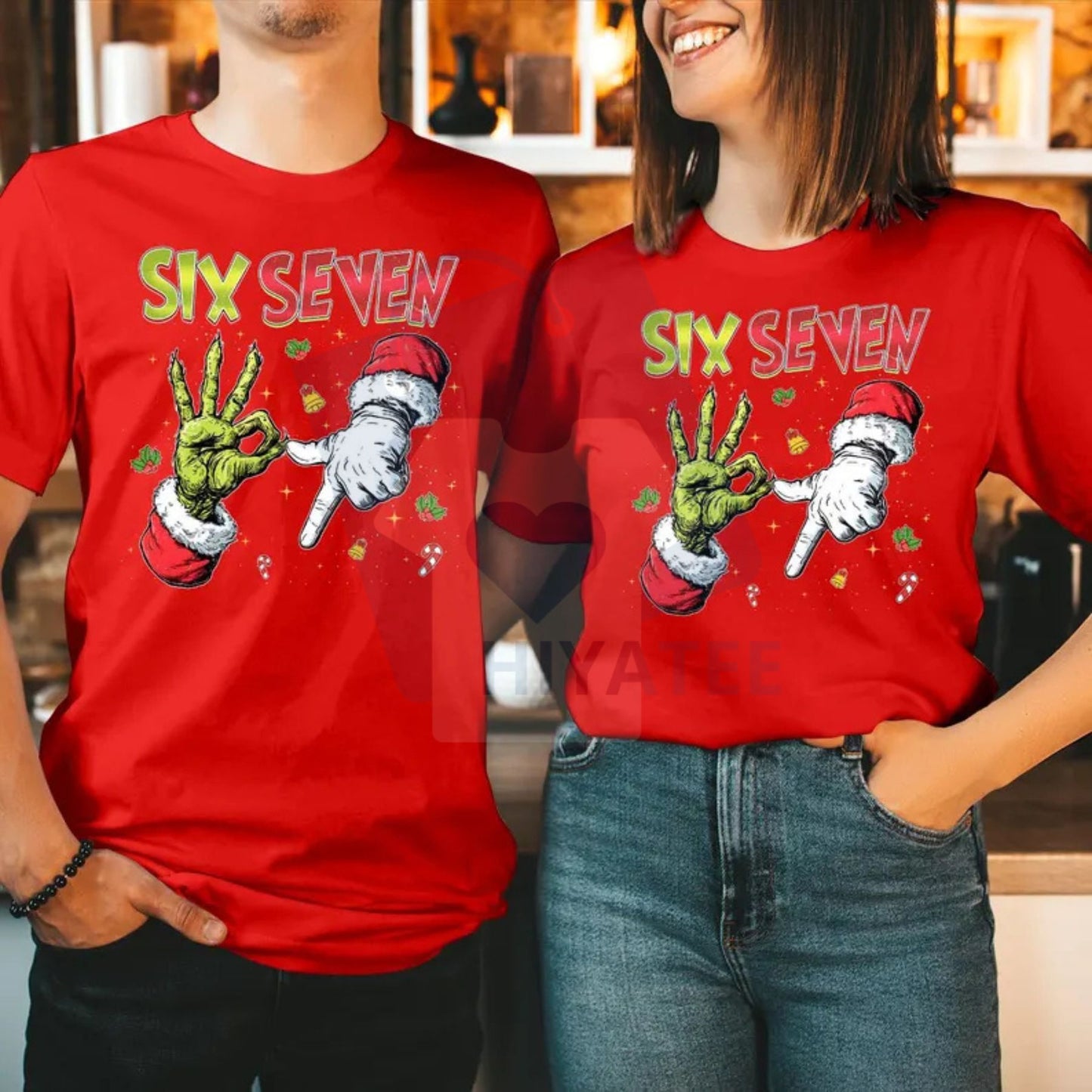 Trending Six Seven Meme Christmas Sweatshirt – Funny Mean Guy 67 Internet Joke Jumper