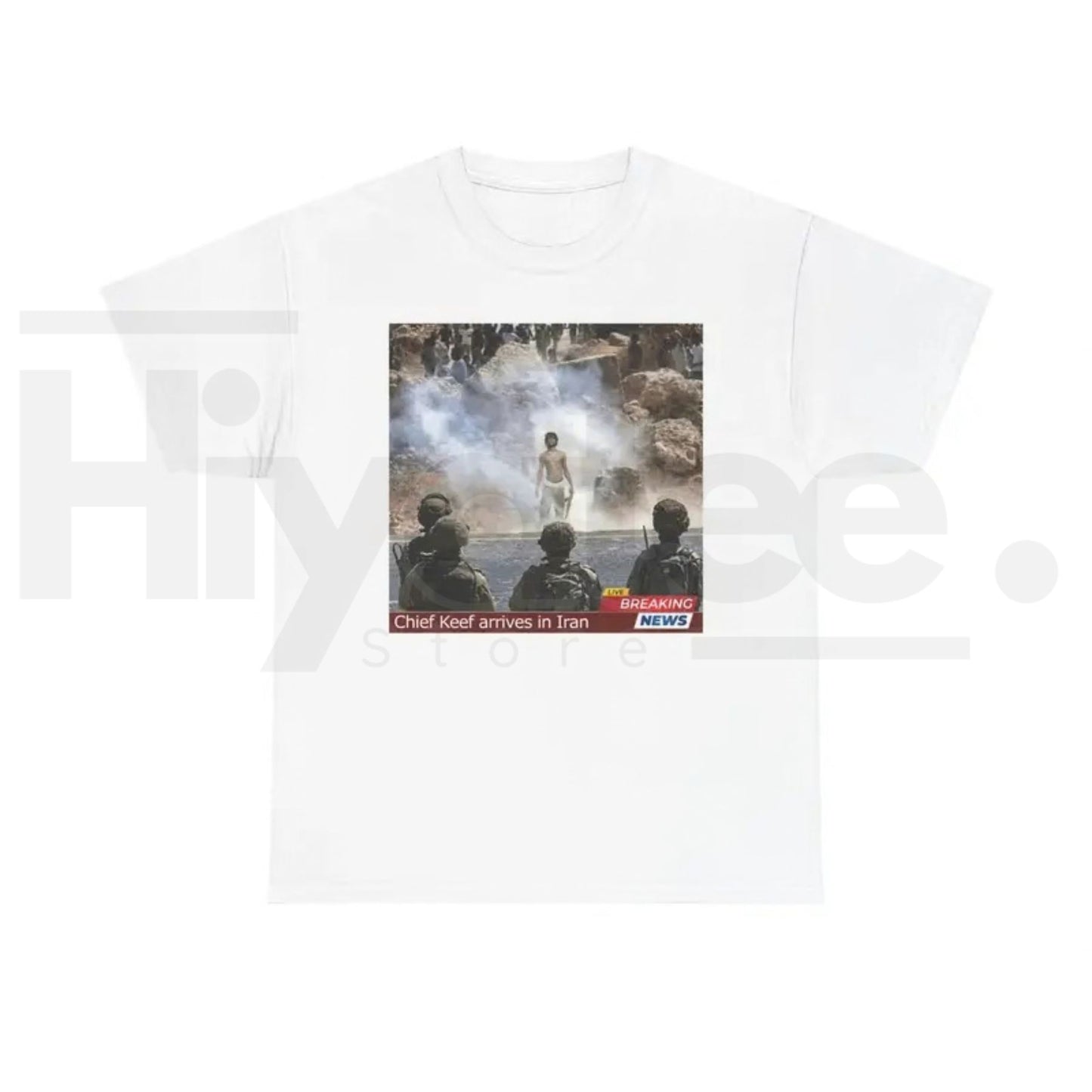 Chief Keef in Iran "War Is Over" Shirt – Iconic Anti-War Graphic Tee