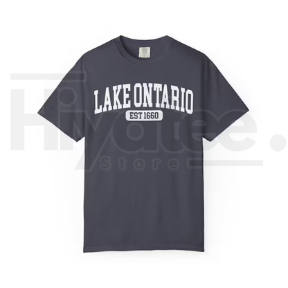 Lake Ontario Est 1660 T-Shirt Funny Canada Trump Tariff Satire Tee