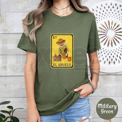 El Abuelo Vintage Graphic T-Shirt – Spanish Grandfather Gift Cotton Tee